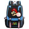 Super Printed Usb Teen Student School Bag Men'S And Women'S Casual Webbing Flip Backpack