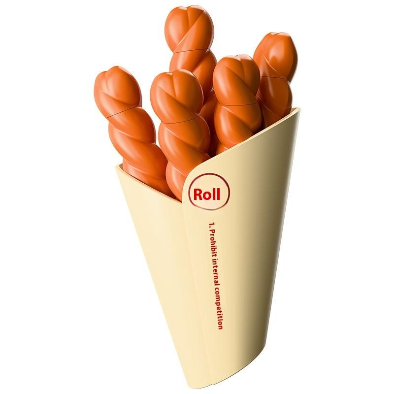 

Портативное кухонное хранение еды, закусок, закручивающаяся герметизация, запайщик, зажим, пластиковый инструмент, кухонные аксессуары, зажимы для пакетов с едой оранжевый