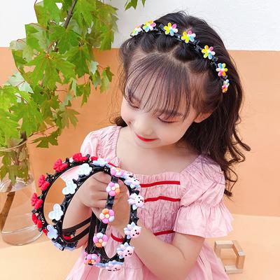Nuevas Diademas de Dibujos Animados Lindas para Niñas, Aros para el Cabello con Forma de Flores y Frutas, Accesorios para el Cabello de Corea, Regalo para Niños