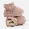 BicoBico Snow Cotton Snow Shoes for Toddlers and Outdoor Shoes with Velcro Kids' Boots, Girls, Warm, Soft, Non-Slip, Lightweight, Closure, SC015PK16.5