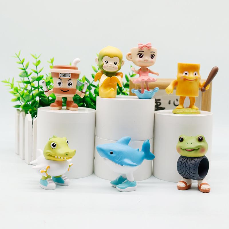 Nuevo Tung Tung Sahur  Q-version Fusion Monster Children's Puzzle Blind Box Christmas Toy Model