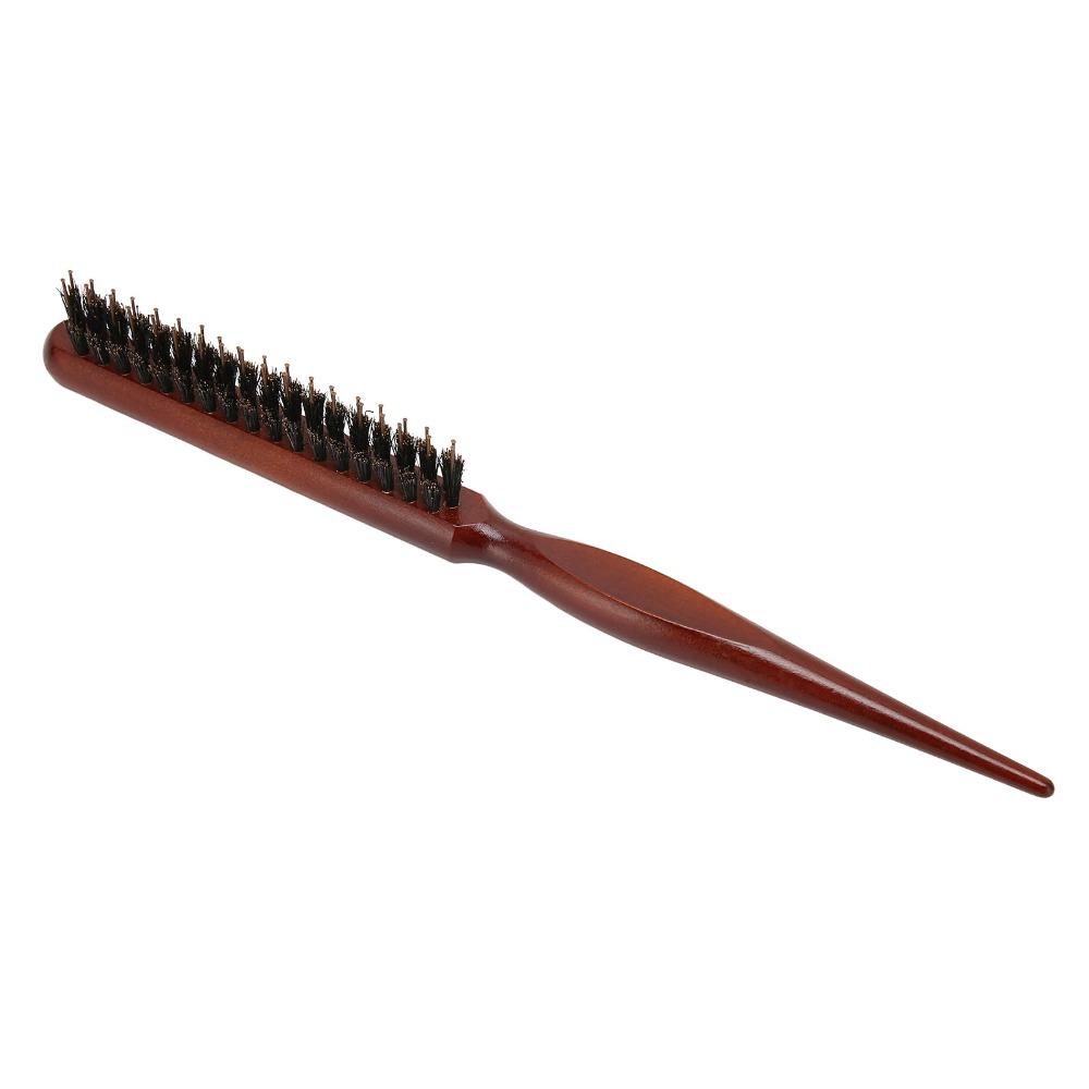 Nylon Hairs Teasing Brush Ergonomic Handle Teasing Comb Hair Parting Comb Salon Use