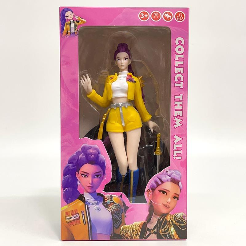 Demon Hunter Girl Group Figurines Lumi Mira Zoe Beautiful Girl Action Figure Desktop Peripheral Decor My Hero Academia My Melody