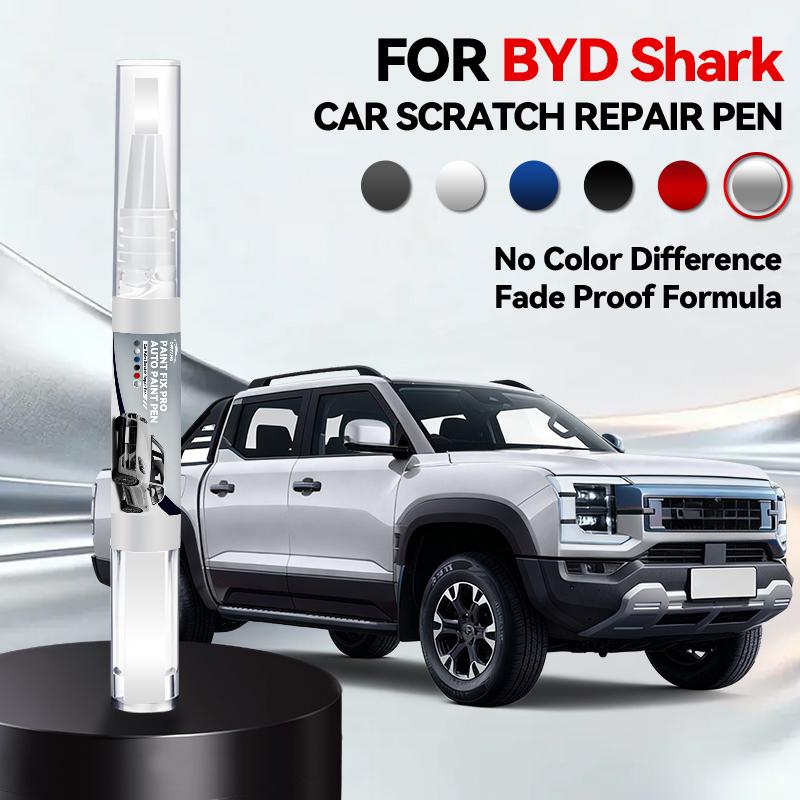 Paint Repair Pen Touch Up Scratch Remover DIY Auto Accessories Black White Orange For BYD Shark 2024-2025 DMO Platform