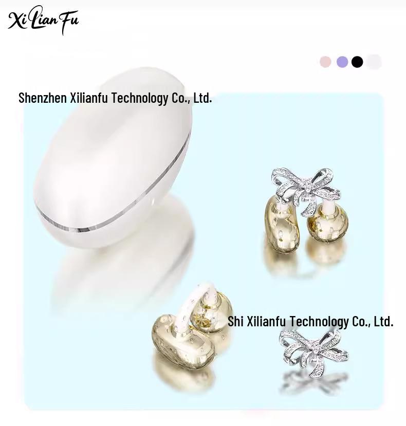 Hoop Ear Clip Bluetooth Earphones with AI Smart Features and Long Battery Life