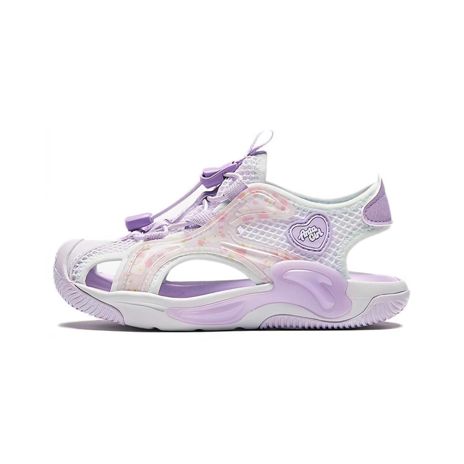 

Anta Durable Breathable Kids Sandals Kids Footwear White Purple A322429902-1 33