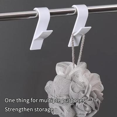 10Pcs Bathroom Hanger Clips Heated Towel Radiator Rail Hook Holder Multifunction Drying Rack Hook Towel Clothes Storage Hanger