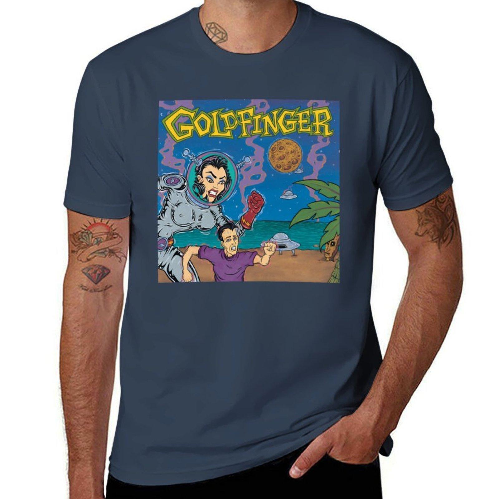 GOLDFINGER BAND TShirt Simple Graphic Design TShirt S