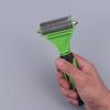 Double-Sided Knot & Shedding Comb for Pets - 23+12 Floating Hair Rake for Cats & Dogs