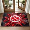 Eintracht Frankfurt Football Design Crystal Velvet Rug Soft Decorative Mat for Bedroom Entrance