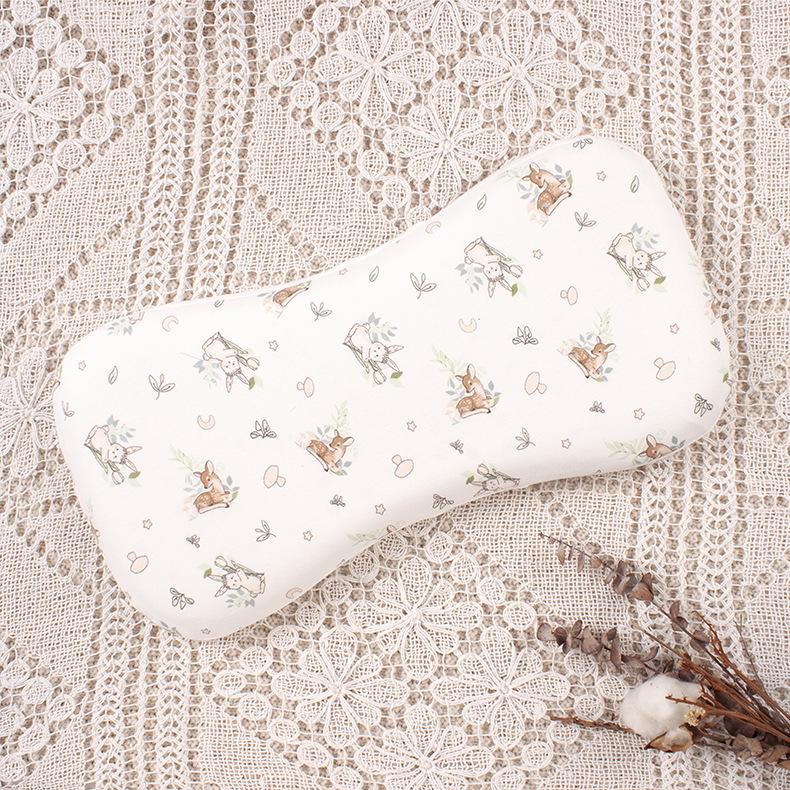 

Регулируемая дышащая детская подушка с эффектом памяти - полный хлопок для сна в детском саду Double Core (4.5cm, with Pillowcase)