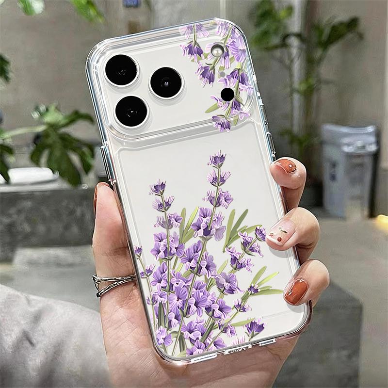 Shockproof TPU Case For iPhone 17 16 Pro 15 14 13 12 Pro Max 11 Transparent Soft Silicone Colorful Flowers Printed Phone Cover