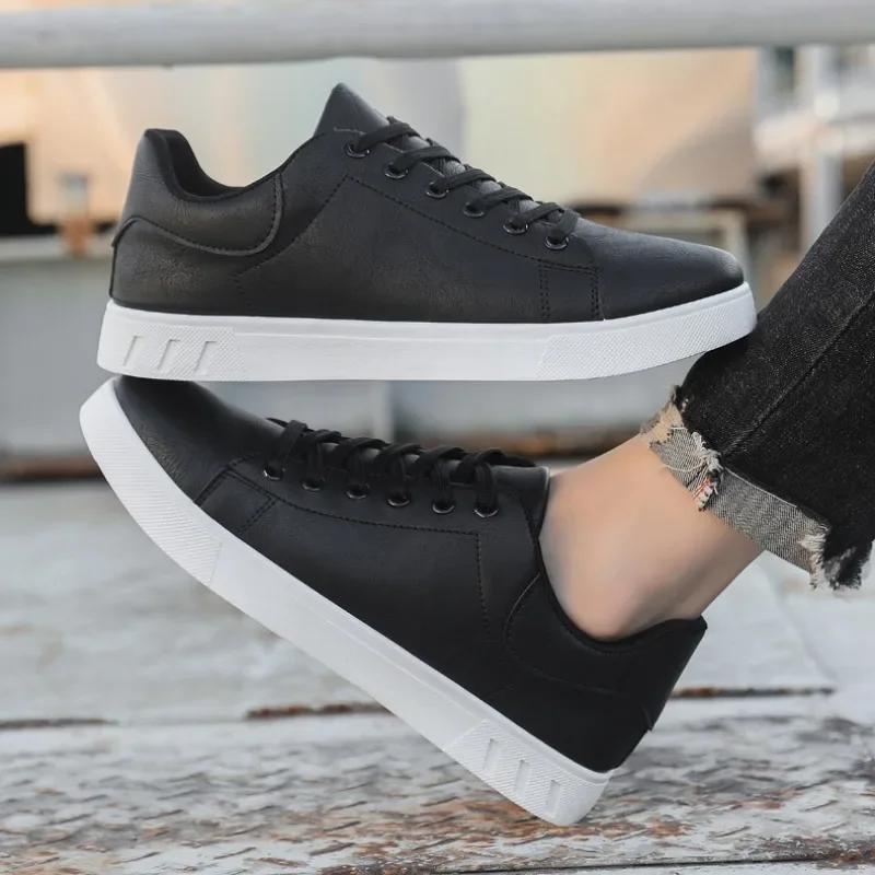 Freizeitschuhe Slipper Britische Leder-Sneakers Ballerinas Schuhe Klassische Herren-Lederschuhe Frühling Sommer Slipper