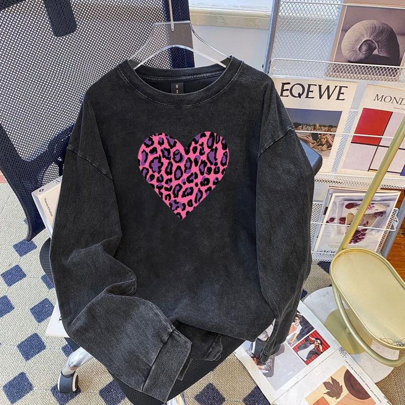 Full of stars pure cotton washed Tshirt street hip-hop style M