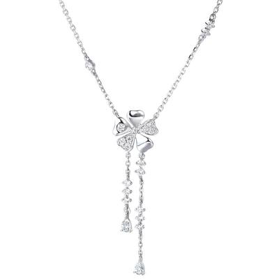 Cloud Necklace Umbrella Pendant Water Drop Fringe Accessories Diamond Versatile