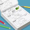 Libro da colorare e disegnare doodle passo dopo passo per principianti della prima infanzia