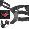 Premium Black Double Shoulder Harness For Brush Cutters And Grass Trimmers Forestry And Agriculture Use