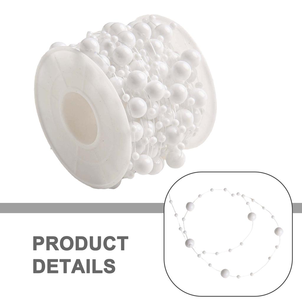 10m Weihnachtskugel-Girlande Glänzende Dekorative Borte für Heimdeko und Saisonale Feiern mit Endlosen Möglichkeiten