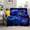 1 Stück Schmetterlingsdruck Decke, Weiche Warme Überwurfdecke Nickerchen Decke für Couch Sofa Büro Bett Camping Reisen