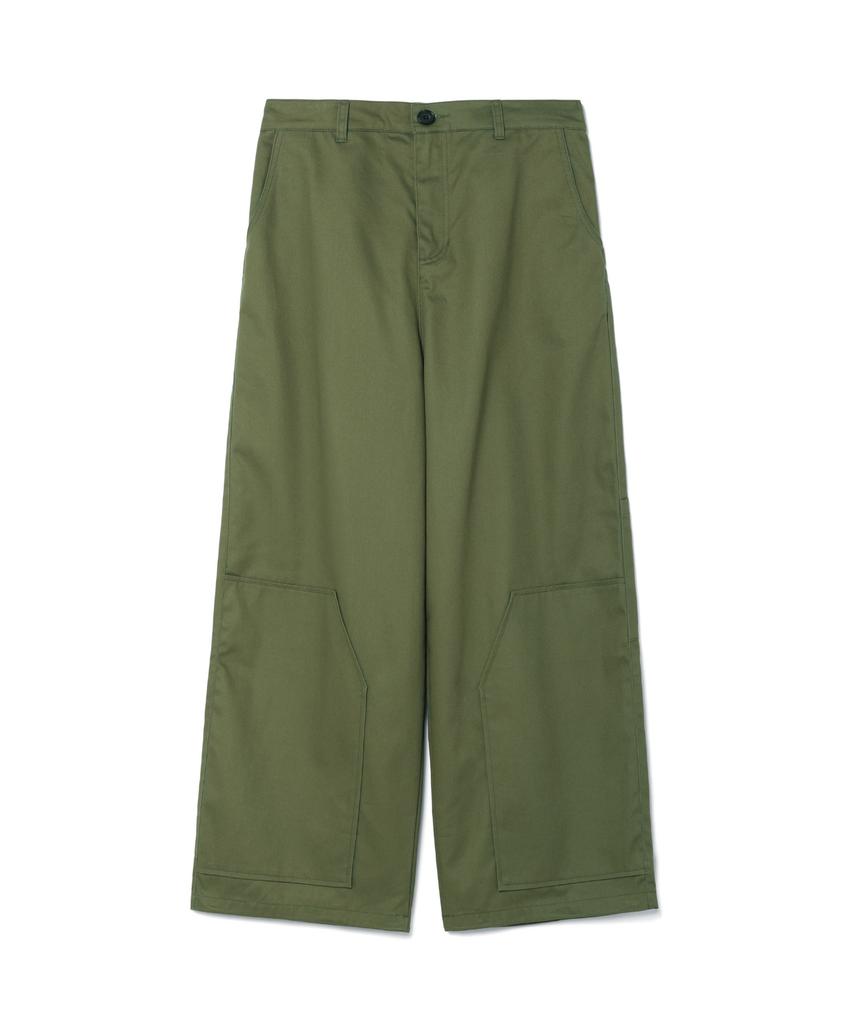 Iseuteuseobiseusyab Ess Cotton Carpenter Pants - Khaki