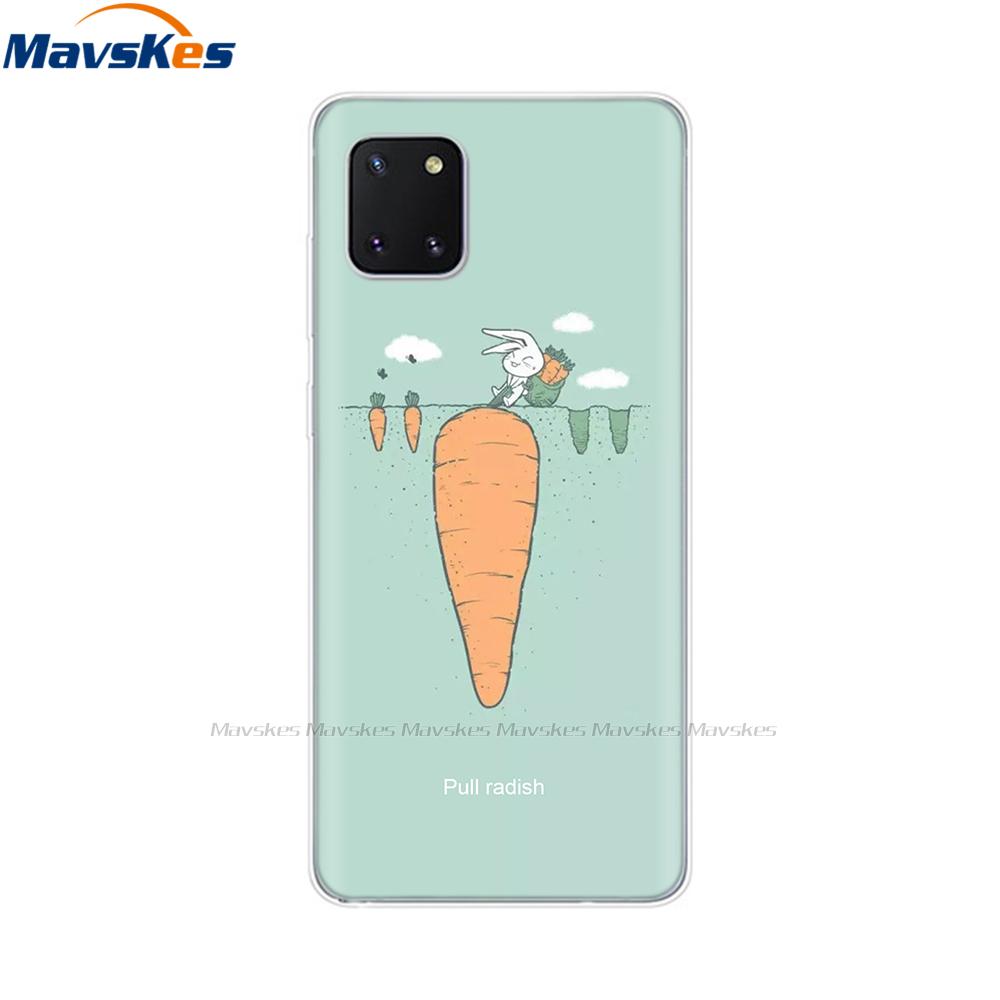 TPU Case for Samsung Galaxy Note 10 Lite Cases Silicon Cute Cat Phone Coque for Samsung Note10 Lite Plus SM-N770F/DS Cover Mask