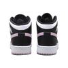 Ny Jordan 1 Mid Hvit Svart Lys Arktisk Rosa GS 555112-103