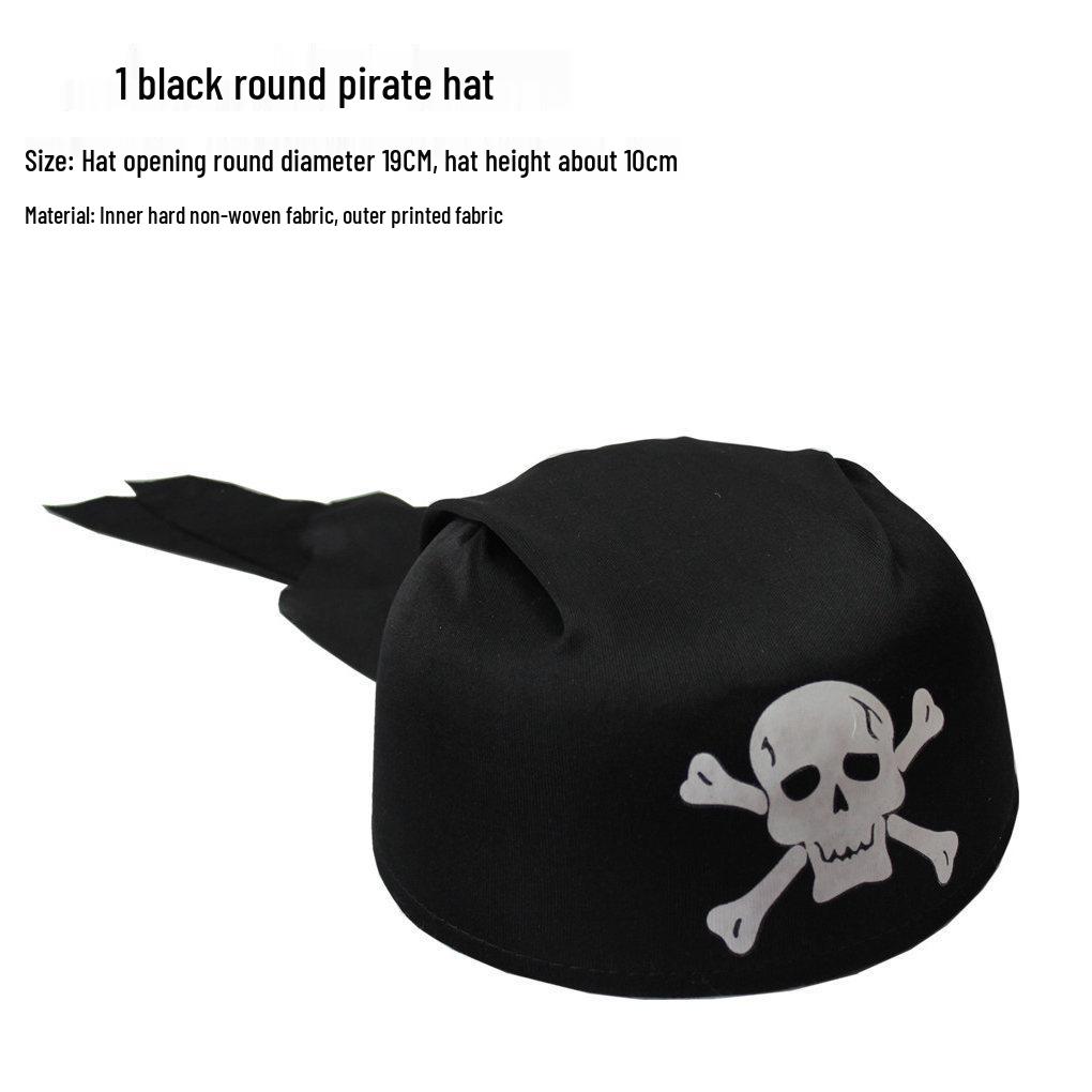 Cosplay Pirate Costume Set: Includes Pirate Hat, Sword, Flag, Bugle Horn, Eye Patch, and Mask for Halloween. Inspired by Pirates of the Caribbean.