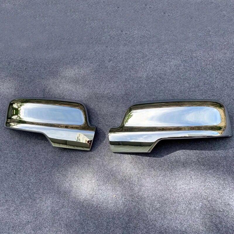 2pcs Chrome Cover Auto Rearview Mirror Cap Covers with Turning Light Style For    Dodge Ram 1500