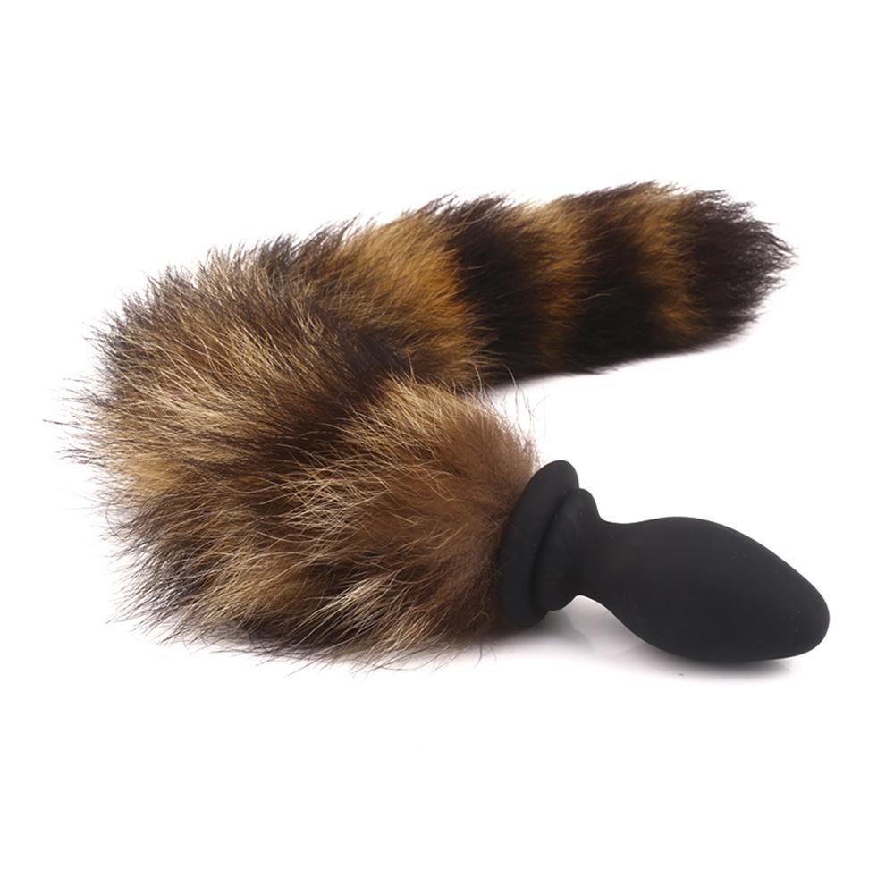 Anal Vibrator With Fox Tail Dildo Anal Plug Remote Control Anus Dilator For Women Adult Cosplay Accessories Vibrating Butt Plug