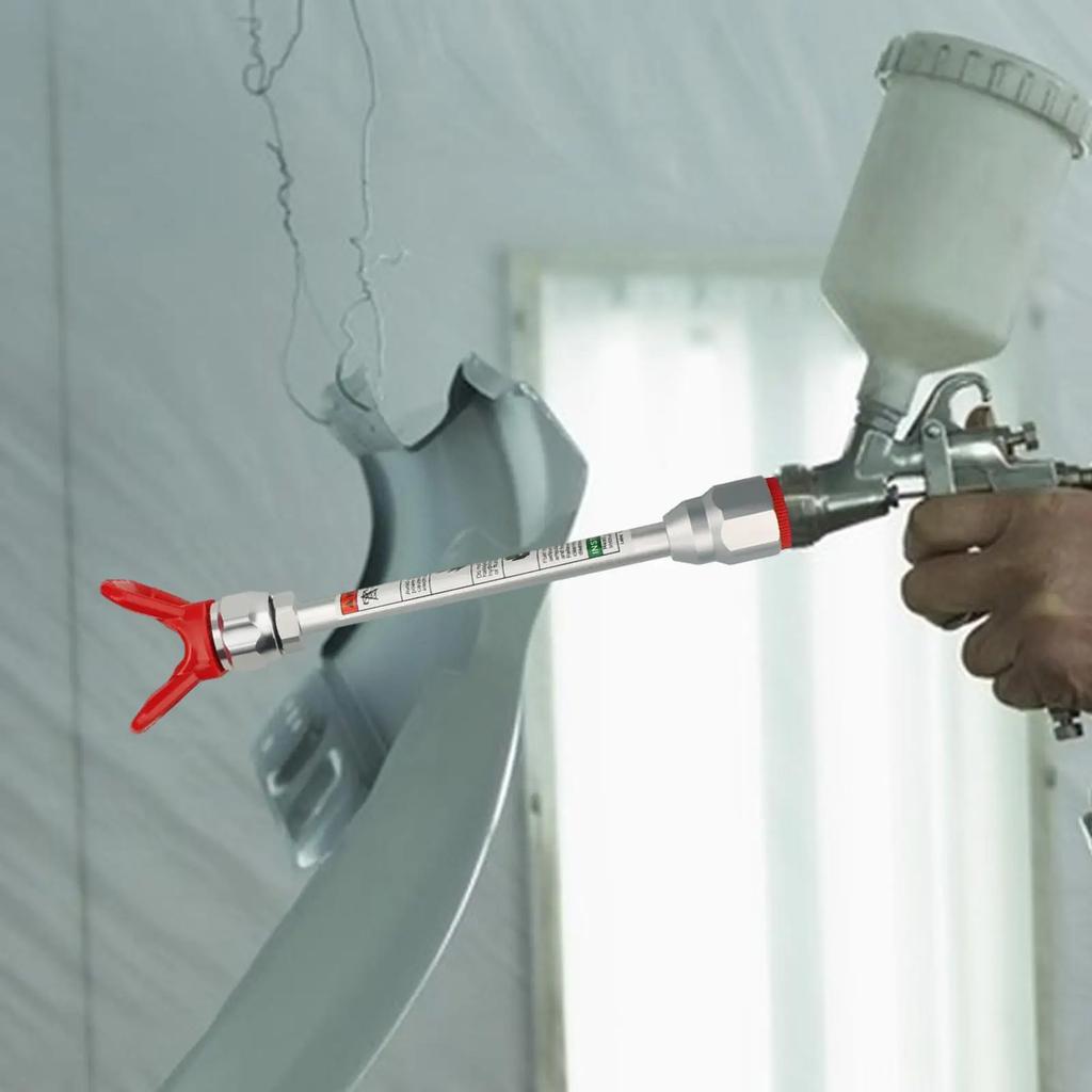 Lightweight Aluminum Alloy Sprayed Guns Extension Handle For Extended Durability And Easy Installation In Tight Space