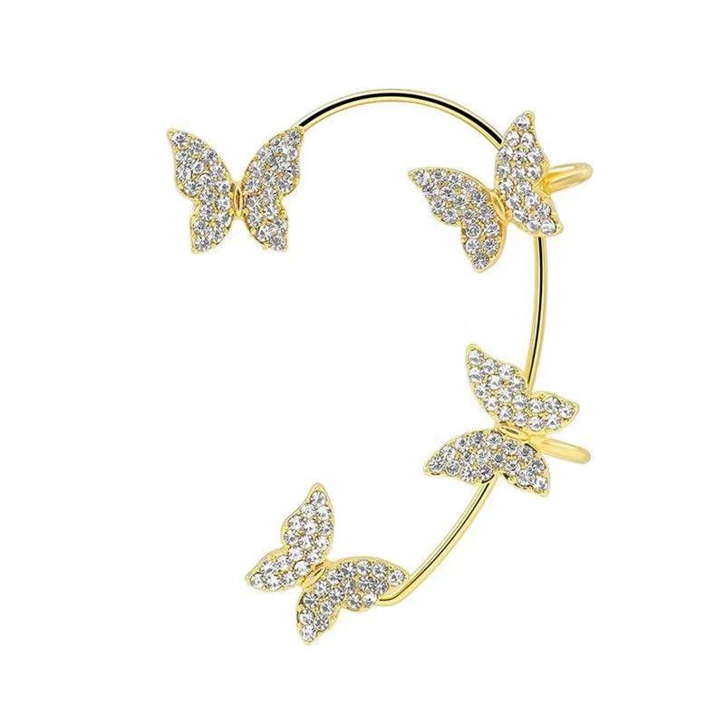 Elegant Fairy Butterfly Ear Cuff: No-Piercing, High-End Fashion Jewelry for Women