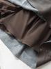Women's High Waist PU Leather A-line Skirt – Slimming and Fluffy, Elastic Waist, Autumn 2025 Edition