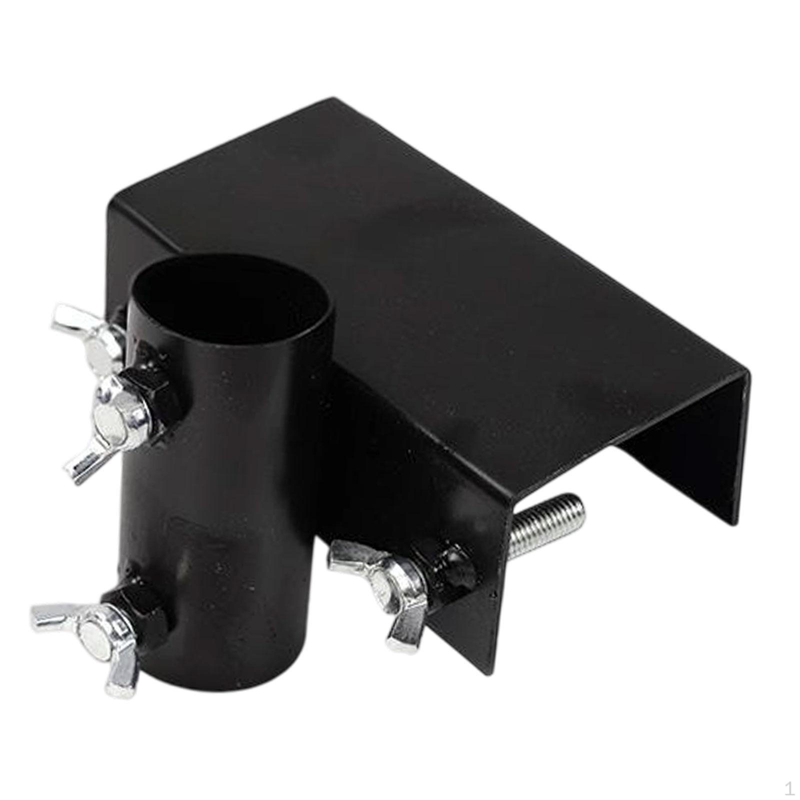 

Держатель для зонта для палубы Стенд-скамья Металлический Сверхпрочный Крепление Зажим Фиксированный зажим для Двора