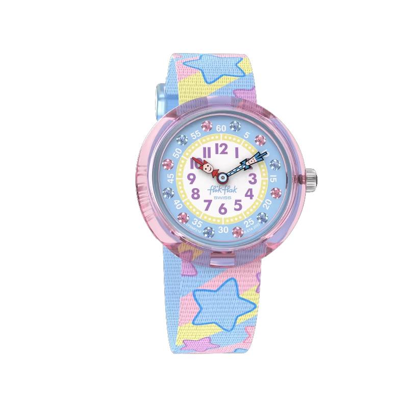 SWATCH Kids White Watch ZFBNP215 ZFBNP215 White Dial