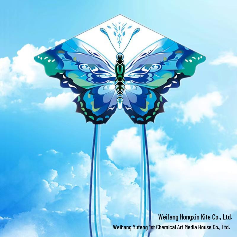 Colorful Easy-Fly Triangle Kite for Light Breeze