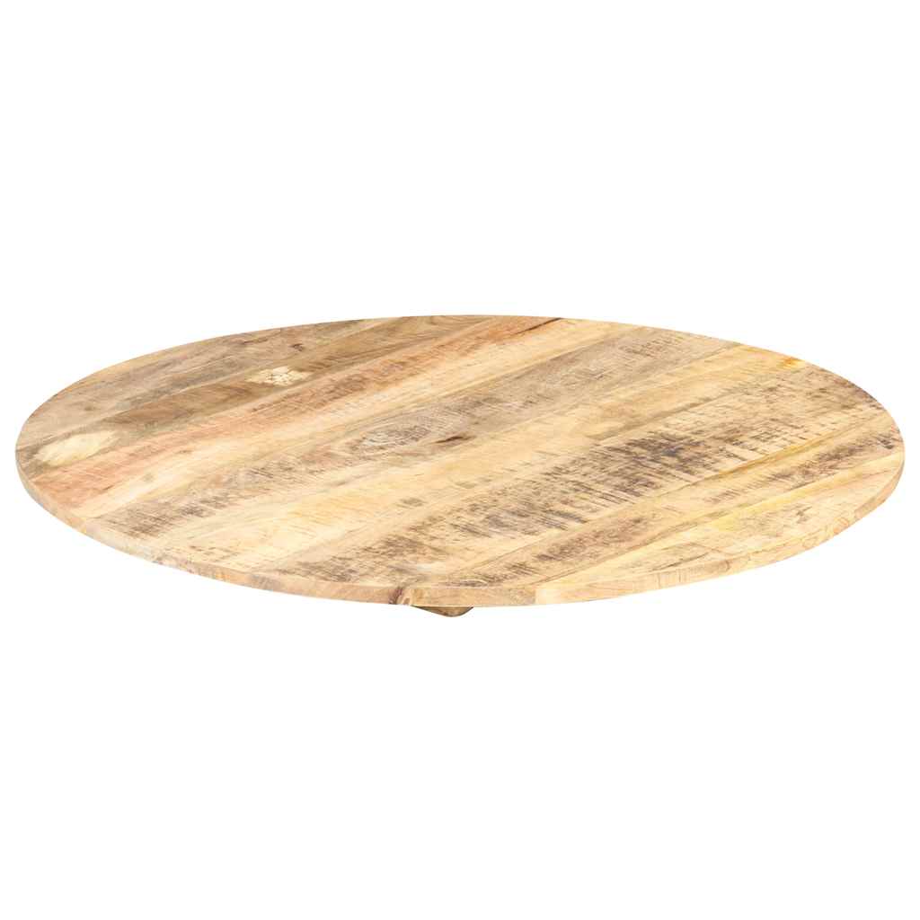 vidaXL Tischplatte Massivholz Mango Rund 15-16 mm 40 cm
