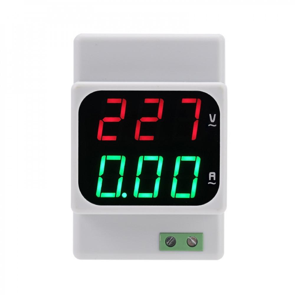 Din Digital Voltage Current Frequency Combination Meter Digital Display Multi Function Overvoltage and Undervoltage Protector