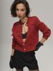 Women's 3D Bow Sweater 2026 New Fall Winter Long Sleeve Cardigan Cute Knit Top White S