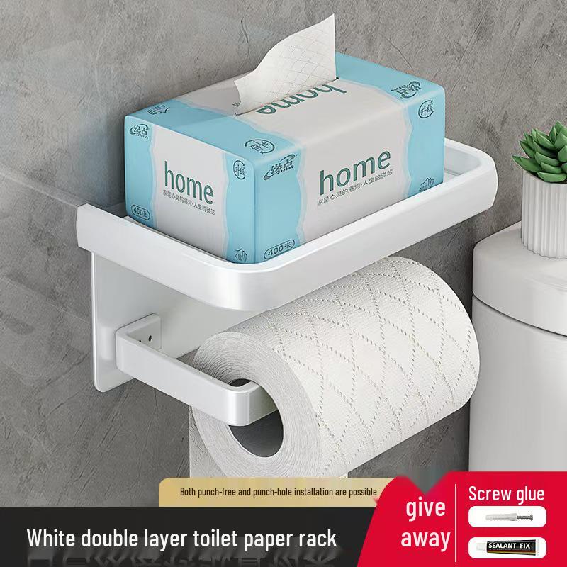 

Самоклеящийся держатель для туалетной бумаги и телефона