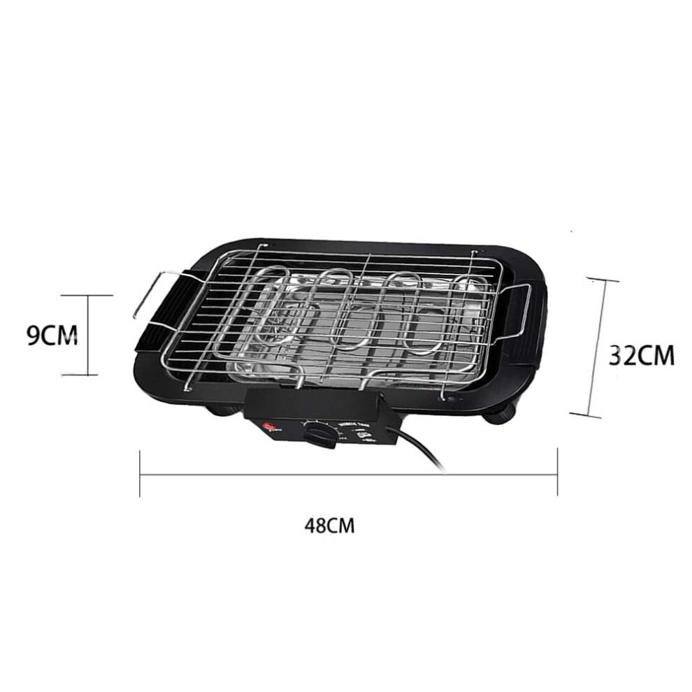 Electric BBQ Grill Table Top Barbecue Griddle Camping Outdoor Indoor