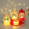 4pcs Christmas Candle Lantern, Retro Oil Lamp, Portable Christmas Decorative  Hanging Lanterns, Battery Operated Xmas Light