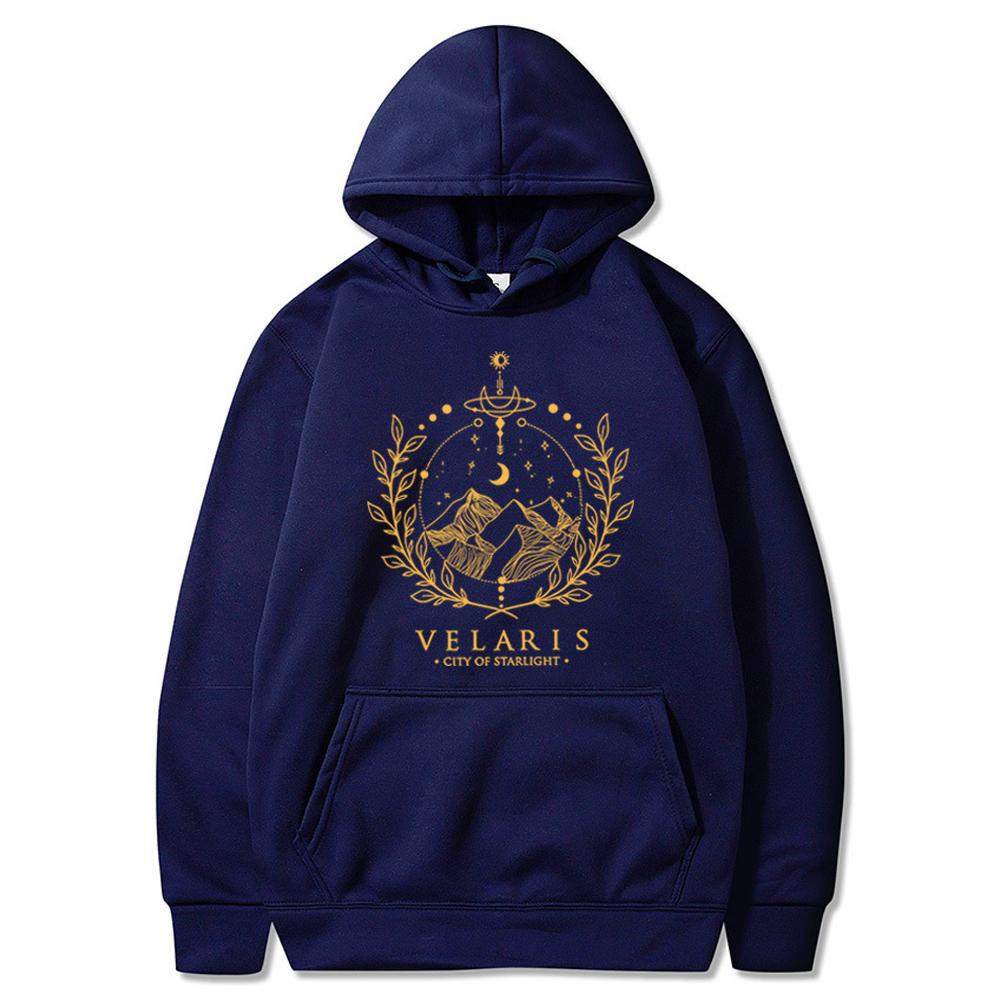 

Sarah J Maas Velaris Hoodie Night Court Acotar Pulllover Throne of Glass SJM Book Lover Gift for The Rhysand Vintage Hoodies Top 3XL