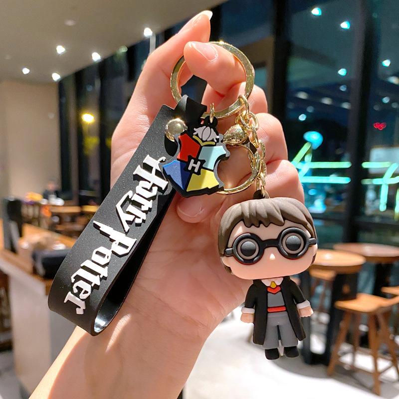 Creative Cartoon Rainbow Horse Unicorn Keychain Female Cute Ins Key Chain Student Schoolbag Pendant Small Gift