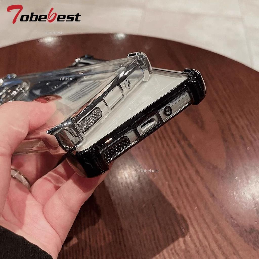 Clear Transparent Shockproof Plating Silicone Case For Xiaomi Redmi Note 15 Pro Plus 5G Soft Back Cover