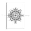 Vegvisir Machine Vegvisir Gear Tattoo Metal Sign Poster Printing Wall Mural Wall Decor Wall Mural Tin Sign Poster