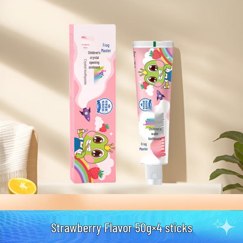 Детская клубничная зубная паста «Лягушонок-принц»