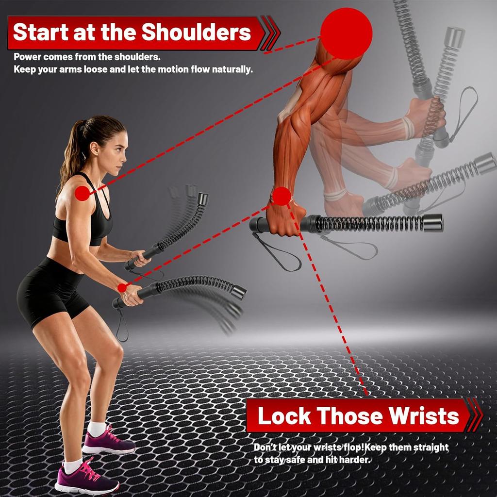 Corde de Combat 2pcs Sans Fil Portable Corde d'Entraînement Fitness HIIT Exercice Musculaire Noir