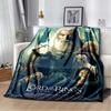 2025 New Fashionable L-Lord of the Rings Printed Blanket Hotel Office Comfortable Warm Sofa Bed Soft Blanket Gift Picnic Blanket