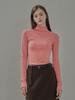 Teuwi Series Wool Frill Turtleneck T-Shirt