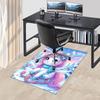 1pc Unicorn Fantasy Office Chair Mat - Anime Cartoon Design, Non-Slip Carpet for Home and Office Decor, Suitable for All Seasons.H018